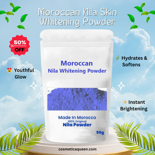 Moroccan Blue Nila Skin Whitening Powder